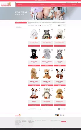 Magento 2 Stuffed Animals, Teddy Bear, Pregnancy Keepsake Online Store