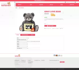 Magento 2 Stuffed Animals, Teddy Bear, Pregnancy Keepsake Online Store