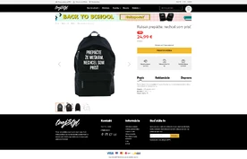 Fashion Online Store: T-shirts, Backpacks, Bags