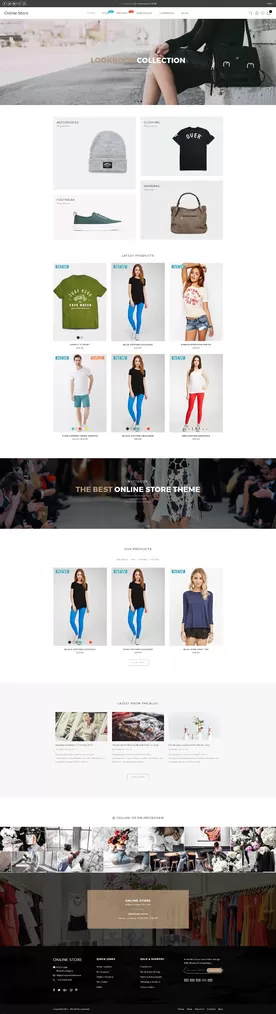 Online Store, eCommerce website, e-shop site
