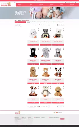 Magento 2 Stuffed Animals, Teddy Bear, Pregnancy Keepsake Online Store